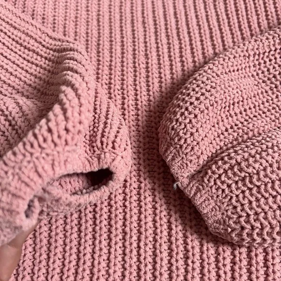 Girl H&M Dusty Rose Crew Neck Sweater - Picture 4 of 6